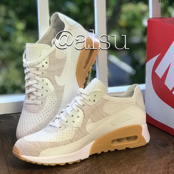Nike Shoes - NWTNike Air Max 90 Ultra Flyknit  Sail WMNS